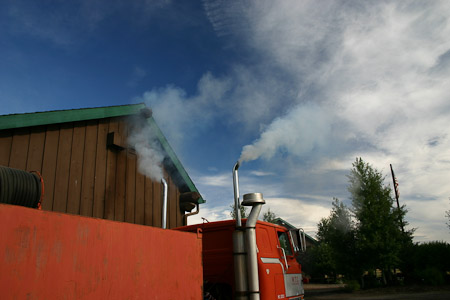 Cumulus dieselis (not an official cloud name)