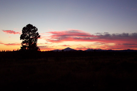 Stratocumulus at sunset